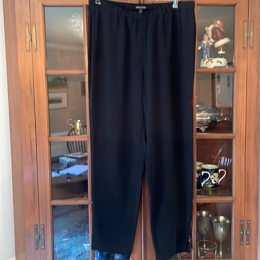 Beautiful and functional Eileen Fisher 100% washable silk pants